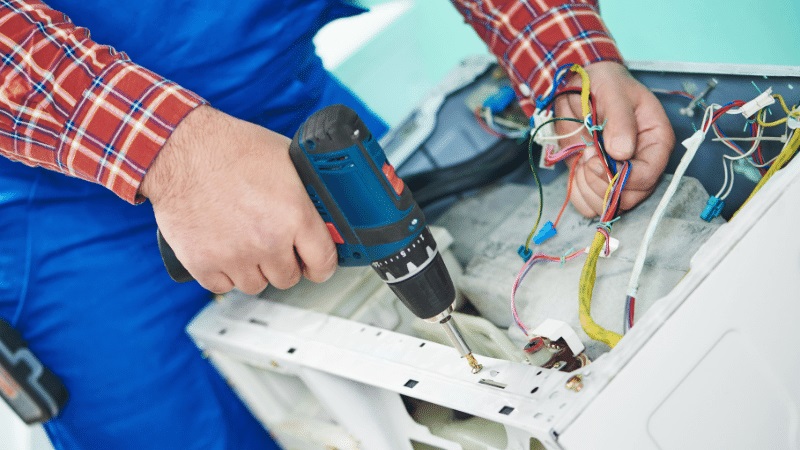 Çamlıdere Fagor Fagor çamaşır makinesi kart tamiri – Su almama arızası orijinal parça ile giderildi. - Teknik servis örneği