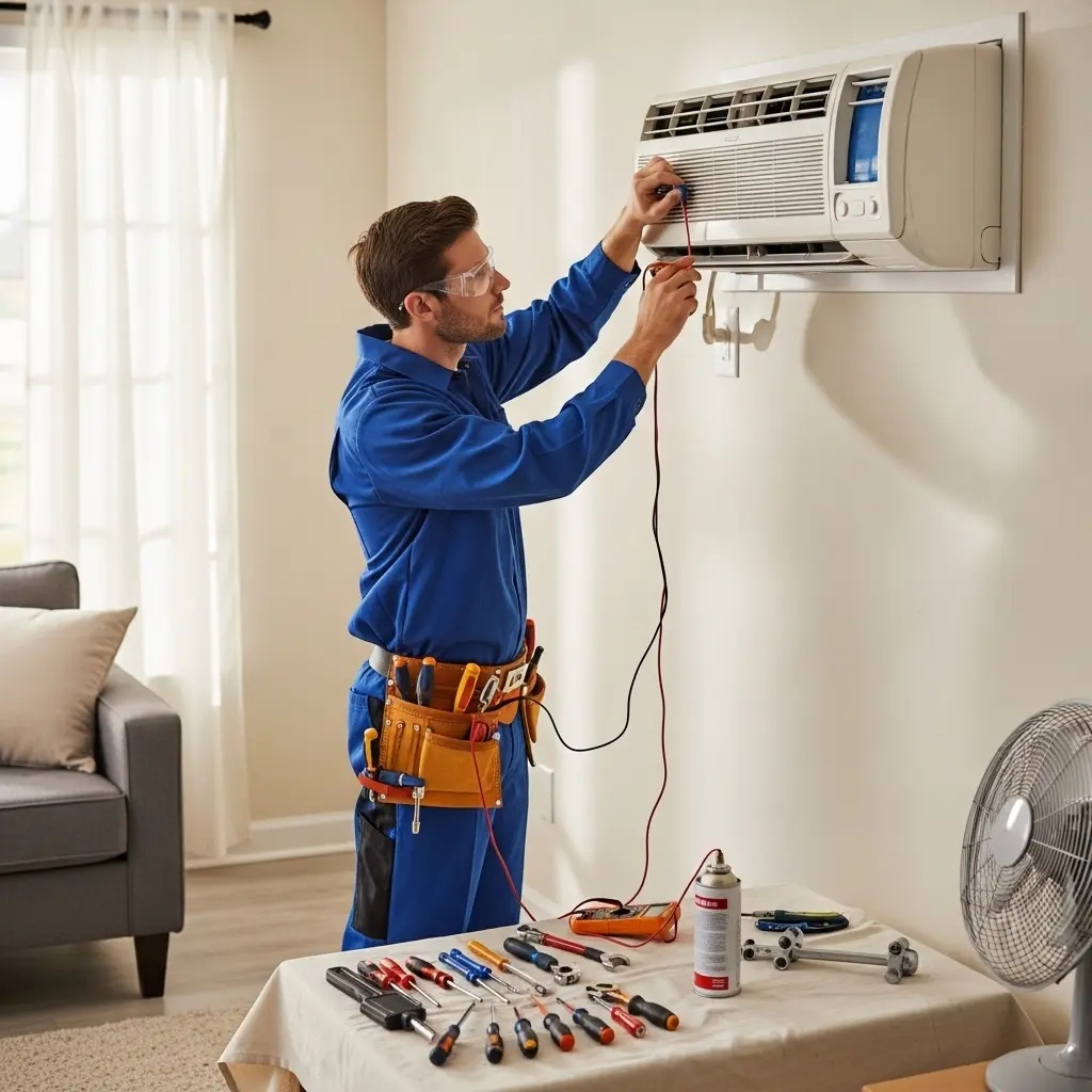 Çamlıdere Fagor Fagor klima gaz dolumu ve bakım – Enerji verimliliği artırıldı. - Teknik servis örneği